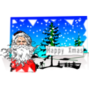 download Xmas Postcard clipart image with 0 hue color
