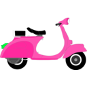 download Vespa 1957 clipart image with 135 hue color