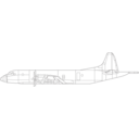 download Lockheed P 3 Orion Aircraft clipart image with 0 hue color