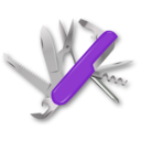 download Swiss Army Knife clipart image with 270 hue color