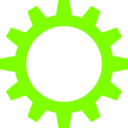 download Cogwheel Symbol By Rones clipart image with 90 hue color