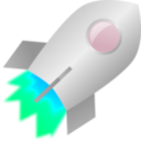 download Toy Rocket clipart image with 135 hue color