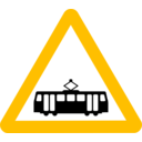 download Roadsign Tram clipart image with 45 hue color