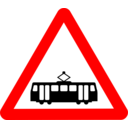 download Roadsign Tram clipart image with 0 hue color