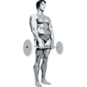 download Posing Bodybuilder clipart image with 0 hue color