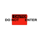 download Caution Do Not Enter clipart image with 315 hue color