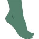 download Foot clipart image with 135 hue color