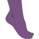 download Foot clipart image with 270 hue color