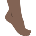 download Foot clipart image with 0 hue color