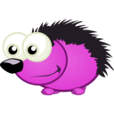 download Small Hedgehog clipart image with 270 hue color