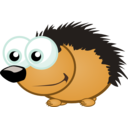 download Small Hedgehog clipart image with 0 hue color