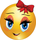 Cute Girl Smiley Emoticon