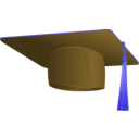 download Graduation clipart image with 180 hue color