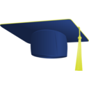 download Graduation clipart image with 0 hue color