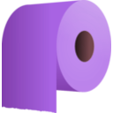 download Toilet Paper Roll clipart image with 315 hue color