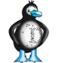 download Doudoupenguin clipart image with 180 hue color