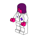 download Lego Town Female Doctor clipart image with 270 hue color