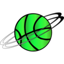 download Basketball Icon clipart image with 90 hue color
