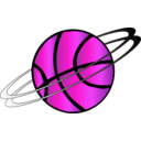 download Basketball Icon clipart image with 270 hue color