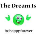 download Be Happy Dream Smiley Emoticon clipart image with 90 hue color