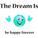 download Be Happy Dream Smiley Emoticon clipart image with 135 hue color