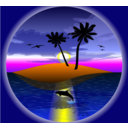 download Lost Island clipart image with 0 hue color