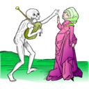 download Dance Macabre 9 clipart image with 45 hue color
