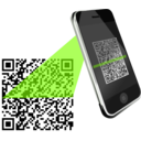 download Qr Scanner Red clipart image with 90 hue color