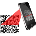 download Qr Scanner Red clipart image with 0 hue color