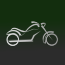 download Motorbike Icon clipart image with 270 hue color