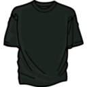 download T Shirt Black 01 clipart image with 135 hue color
