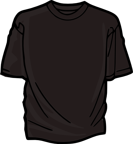 T Shirt Black 01 Clipart i2Clipart Royalty Free Public Domain Clipart