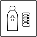 download Hotel Icon Has Pharmacy clipart image with 45 hue color