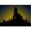 download Church clipart image with 0 hue color