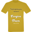 download T Shirt Forgive clipart image with 45 hue color