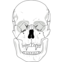 download Evil Skull clipart image with 225 hue color