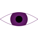 download Eye clipart image with 270 hue color