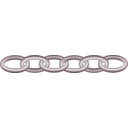 download Plastic Chain clipart image with 90 hue color