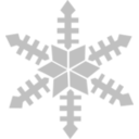 download Snowflake clipart image with 0 hue color