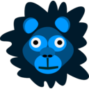 download Crazy Lion clipart image with 180 hue color