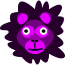 download Crazy Lion clipart image with 270 hue color