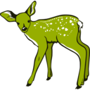 download Fawn clipart image with 45 hue color