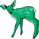 download Fawn clipart image with 135 hue color