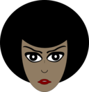 Cartoon African American Woman