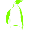 download Tux Seewhatleft clipart image with 90 hue color