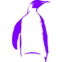download Tux Seewhatleft clipart image with 270 hue color