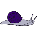 download Snail clipart image with 225 hue color