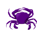 download Blue Crab clipart image with 90 hue color