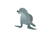 download Grey Seal clipart image with 135 hue color