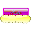 download Cloud Button 3 clipart image with 180 hue color